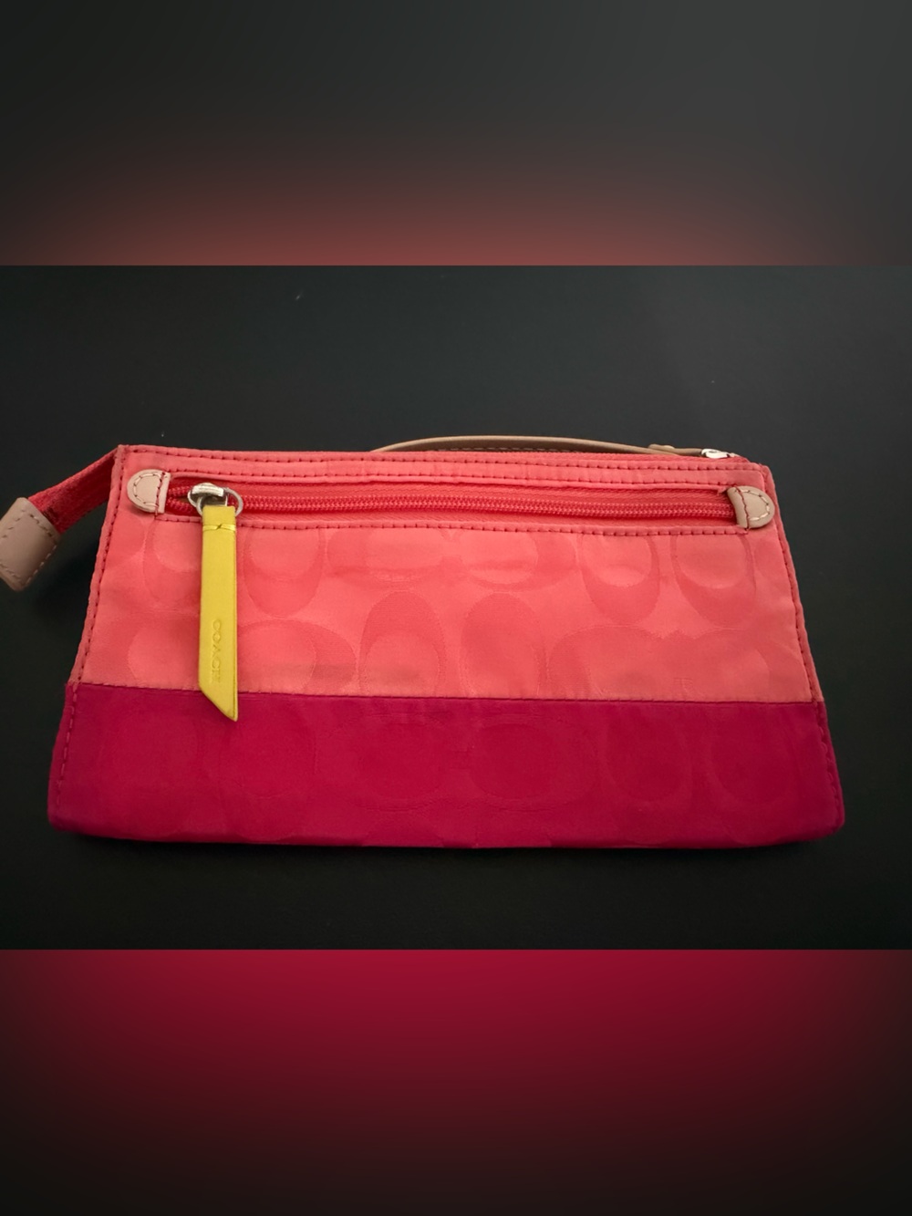 Coach Legacy Weekend Signature Colorblock Nylon East West Zip Top Tote 24865 3 - Picture 14 of 16
